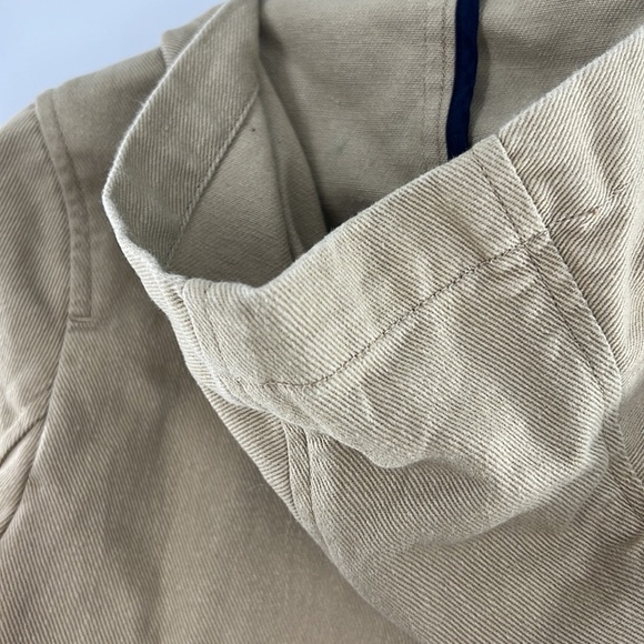 JANIE & JACK AUTHENTIC TAN HOODED BLAZER 3 BUTTON FRONT JACKET 6 - Picture 7 of 8